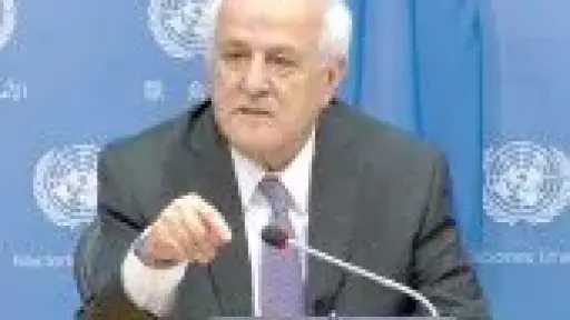 مندوب فلسطين بالأمم المتحدة: نثمن موقف مصر الرافض للتهجير القسرى