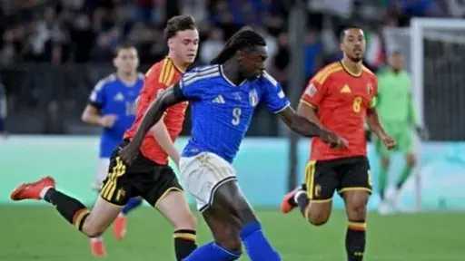 بلجيكا تتفوق على إيطاليا بهدف خرافي في الشوط الأول