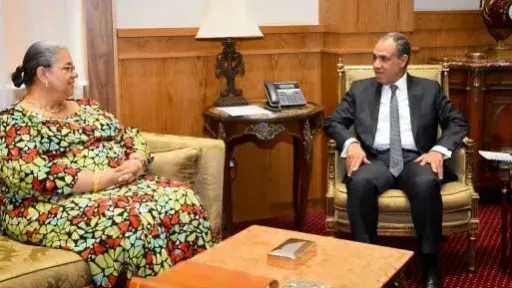 وزير الخارجية يبحث مع المبعوثة الأممية إلى ليبيا مستجدات العملية السياسية