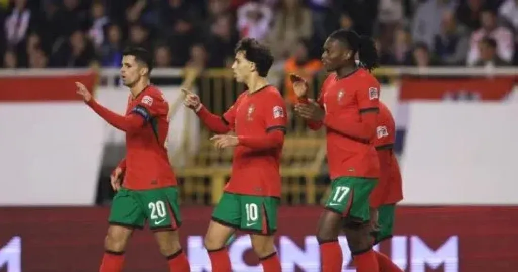 البرتغال تهزم الدنمارك برباعية بدوري الأمم الأوروبية فى غياب رونالدو