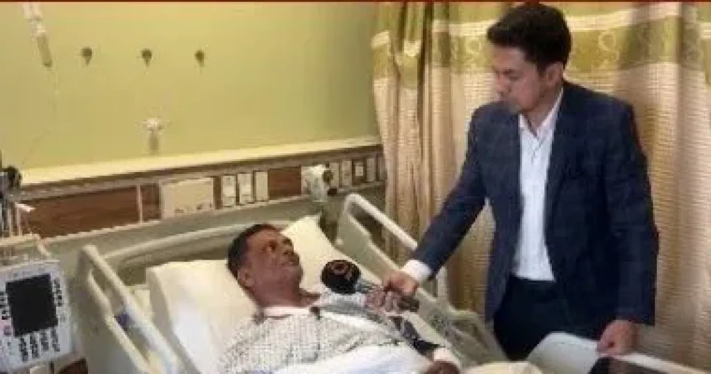 المصرى المصاب بالاعتداءات على السعودية يثمن الجهود المصرية فى توفير الرعاية له