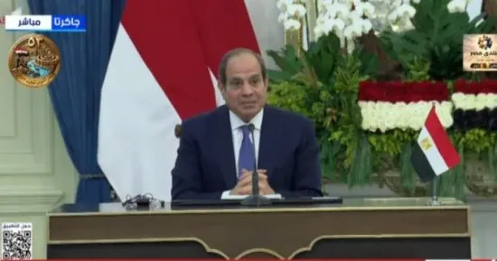 الرئيس السيسى: مصر متمسكة بحقوقها المائية وترفض أى إجراءات أحادية