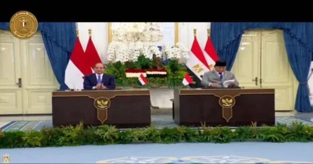 الرئيس السيسى ونظيره الإندونيسى 