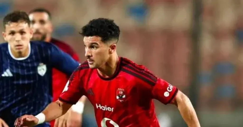 منصف بقرار يحرز الهدف الثانى للأهلى أمام الزمالك
