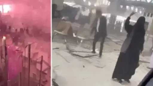 عبير العجمي.. أيقونة شجاعة سعودية تظهر في مطار الرياض رغم الخطر.