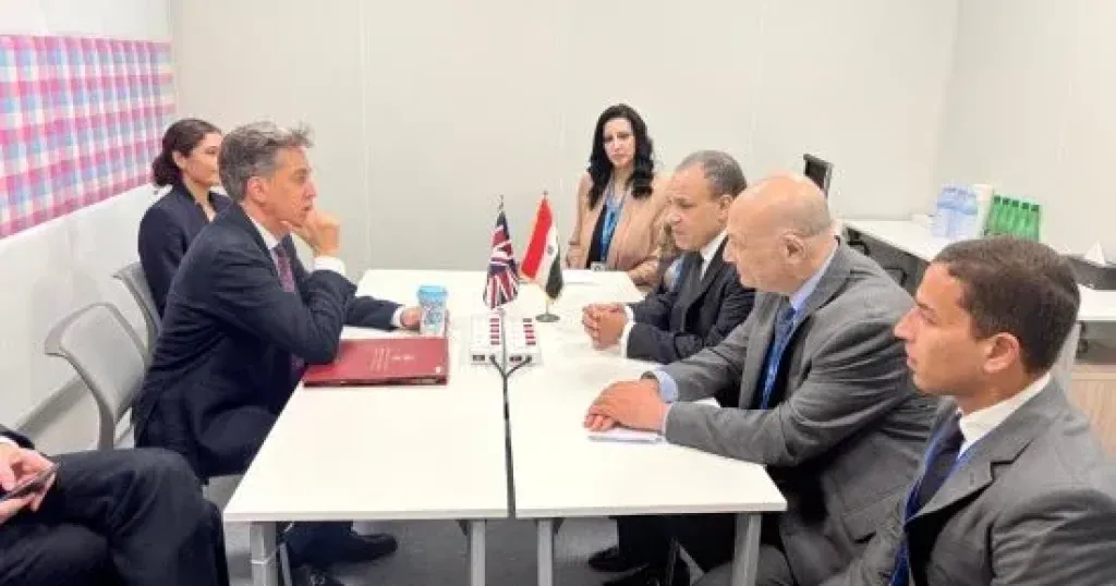 وزيرا خارجية مصر وبريطانيا 