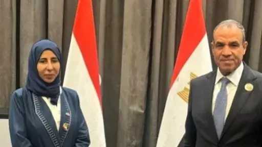 وزير الخارجية يلتقي نظيرته اليمنية ويبحث سبل دعم الاستقرار في اليمن والتطورات الإقليمية