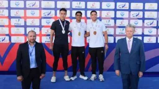10 ميداليات متنوعة لمصر باليوم الأول من بطولة العالم للجامعات للسباحة بالزعانف