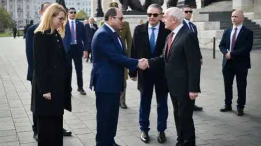 مباحثات بين الرئيس السيسي والمجرى تناولت تطورات الأوضاع الإقليمية والدولية